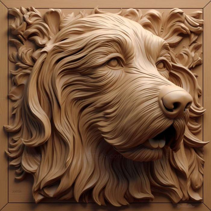 Nature and animals (st Gampr dog 2, NATURE_6962) 3D models for cnc